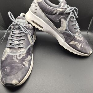 Nike Air Max Thea Trainers Gray and White